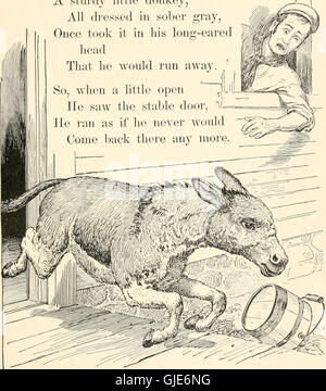 The runaway donkey, and other rhymes for children (1905) Stock Photo