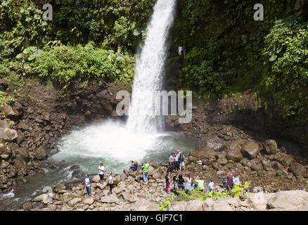 La Paz waterfall, Poas, Costa Rica, Central America Stock Photo