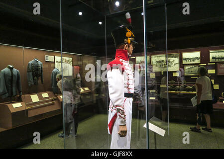 West Point Museum Exhibits at United States Military Academy, NY, USA Stock Photo