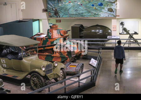 West Point Museum Exhibits at United States Military Academy, NY, USA Stock Photo