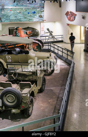 West Point Museum Exhibits at United States Military Academy, NY, USA Stock Photo