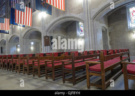 West Point Cadet Chapel, United States Military Academy, NY, USA Stock Photo