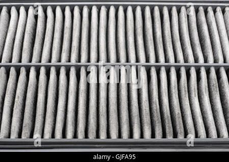 dirty air filter for car, automotive spare part Stock Photo