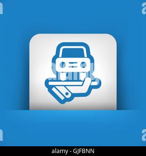 Car services icon Stock Vector