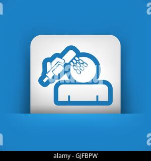 Shower icon Stock Vector