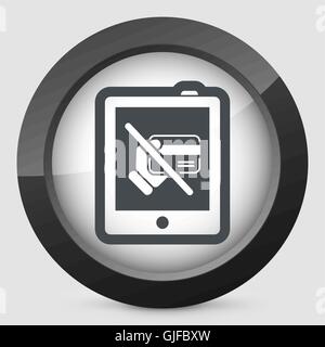 Credit card rejected Stock Vector
