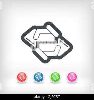 Exchange icon Stock Vector