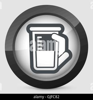 Laboratory beaker Stock Vector
