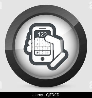 Call phone icon Stock Vector