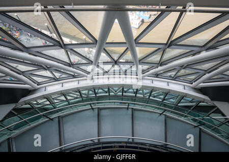 The interior of the City Hall during Open House in London, United Kingdom