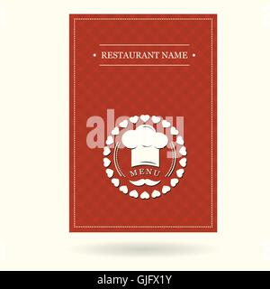 menu cover for restaurant creative vector design illustration Stock Vector