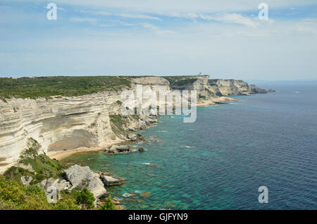 Seacoast near Bonifacio Stock Photo