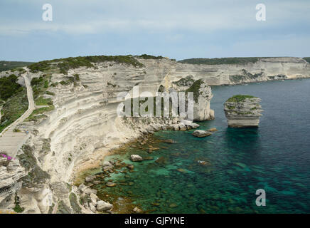 Seacoast near Bonifacio Stock Photo