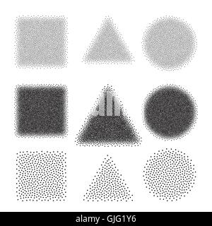 Abstract Dot work Backgrounds Stock Vector