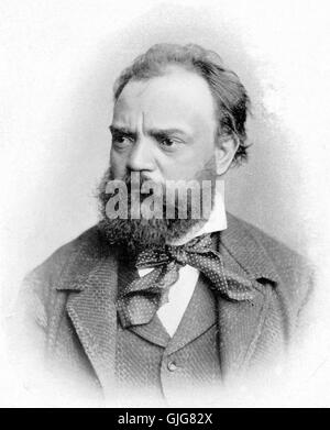 Antonín Leopold Dvořák, Czech composer. Stock Photo