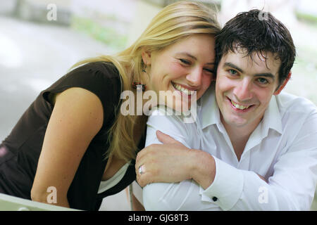 woman laugh laughs Stock Photo