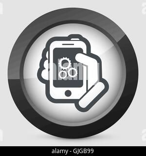 Setting device Stock Vector