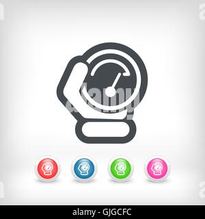 Speed control icon Stock Vector