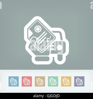 Car document Stock Vector