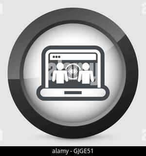 Web sharing icon Stock Vector