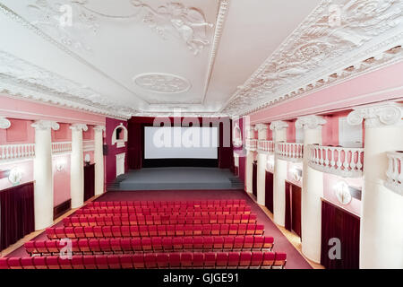 Saint Petersburg, Russia - September 8 2014.  Cinema Interior 'Rodina' ('Homeland') in St. Petersburg. Stock Photo