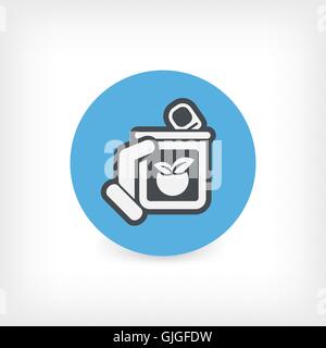 Canned tomatoes Stock Vector