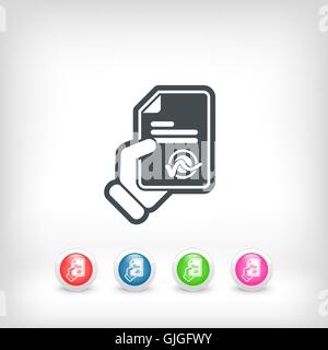 Stamp icon Stock Vector