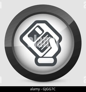 Saving data icon Stock Vector