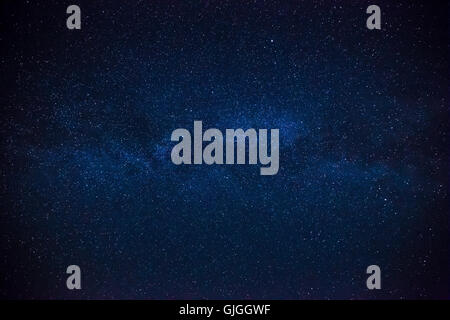 Colorful space shot showing the universe milky way galaxy with stars and space dust. Stock Photo