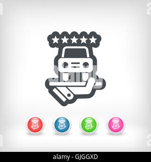 Car luxury services icon Stock Vector