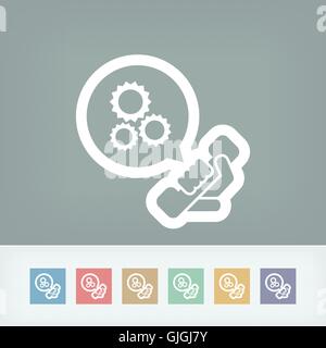 Technical assistance icon Stock Vector