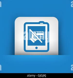Credit card rejected Stock Vector