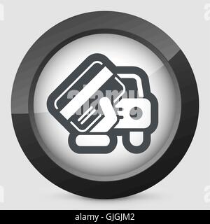 Car document icon Stock Vector