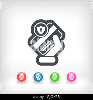 Credit card security Stock Vector