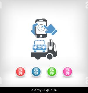 Fast car assistace Stock Vector