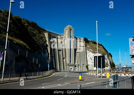 westcliff lift is a grade II listed building with art deco architecture in the coastal town of ramsgate kent uk august 2016 Stock Photo