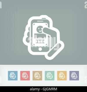 Digital photo concept Stock Vector