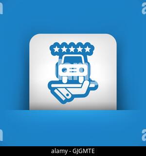 Car luxury services icon Stock Vector