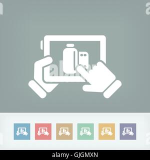 Photo application icon Stock Vector