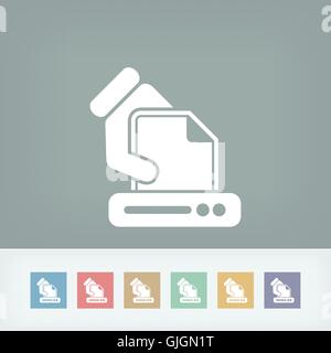 Printer icon Stock Vector