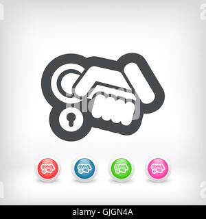 Open handle icon Stock Vector Image & Art - Alamy