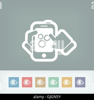 Setting device Stock Vector