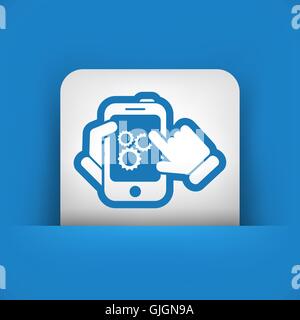 Setting device Stock Vector