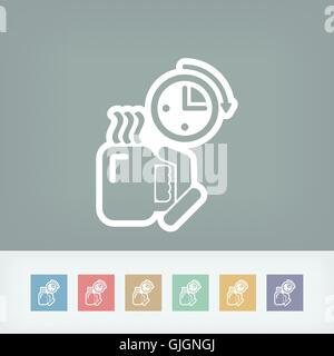Coffee time icon Stock Vector