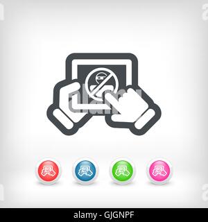 Tablet password accesss Stock Vector