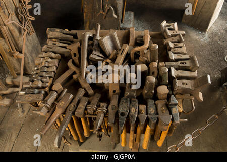 Blacksmith Mystic Seaport Mystic, Connecticut, USA Stock Photo - Alamy