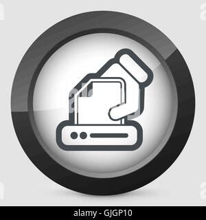 Printer icon Stock Vector