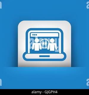 Web sharing icon Stock Vector