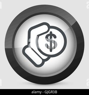 Money icon illustration Stock Vector