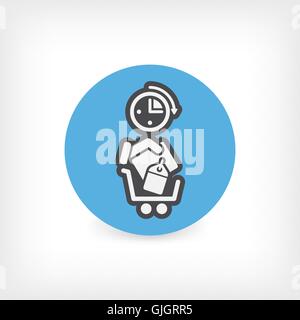 Shopping time Stock Vector